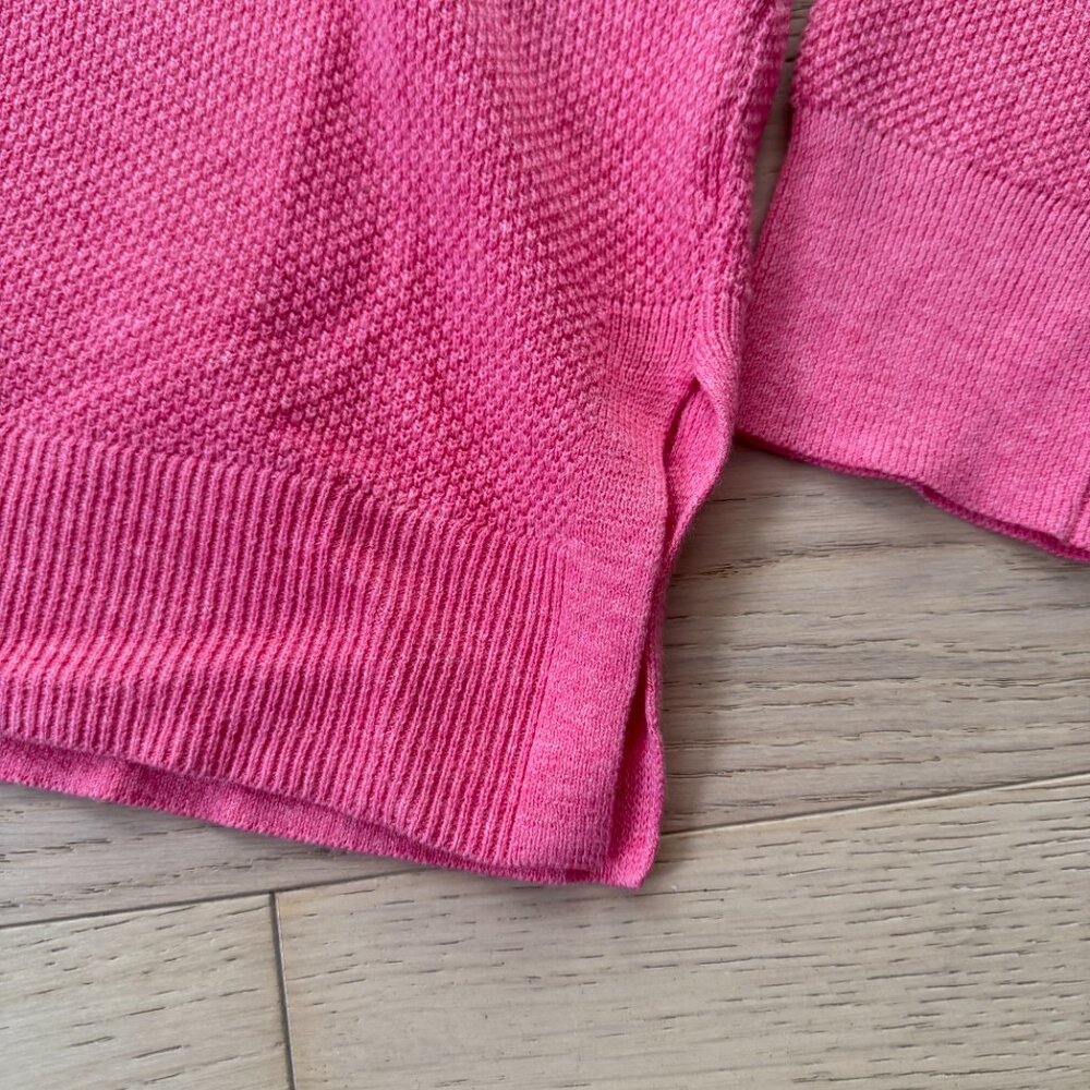 NWT GAP Beachy Knit Pink V-Neck Sweater - Picture 2 of 6